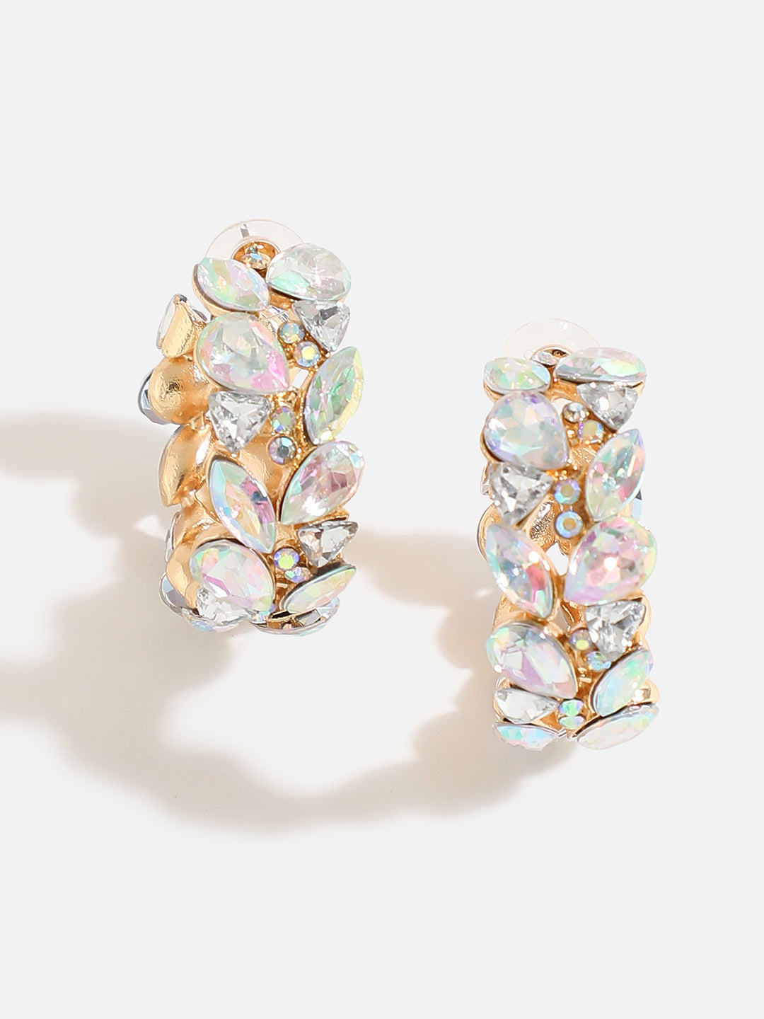 Gold Plated Designer Hoop Earrings