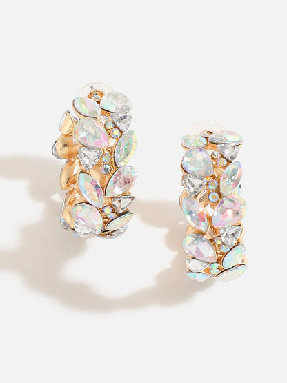 Gold Plated Designer Hoop Earrings