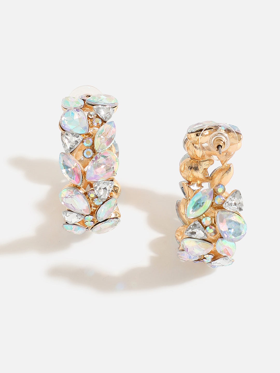 Gold Plated Designer Hoop Earrings