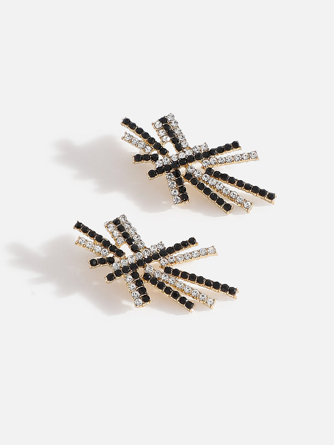 Multi Colour Rhinestones Designer Earrings