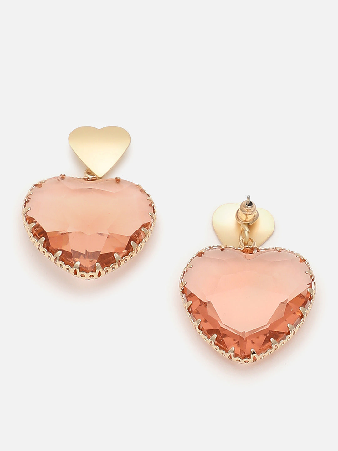 Gold Plated Party Designer Stone Drop Earring For Women