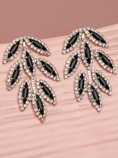Gold Plated Party Designer Stone Stud For Women