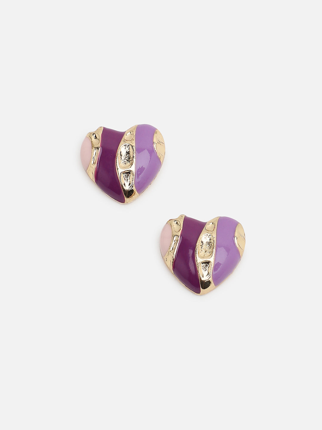 Gold Plated Party Designer Stone Stud For Women