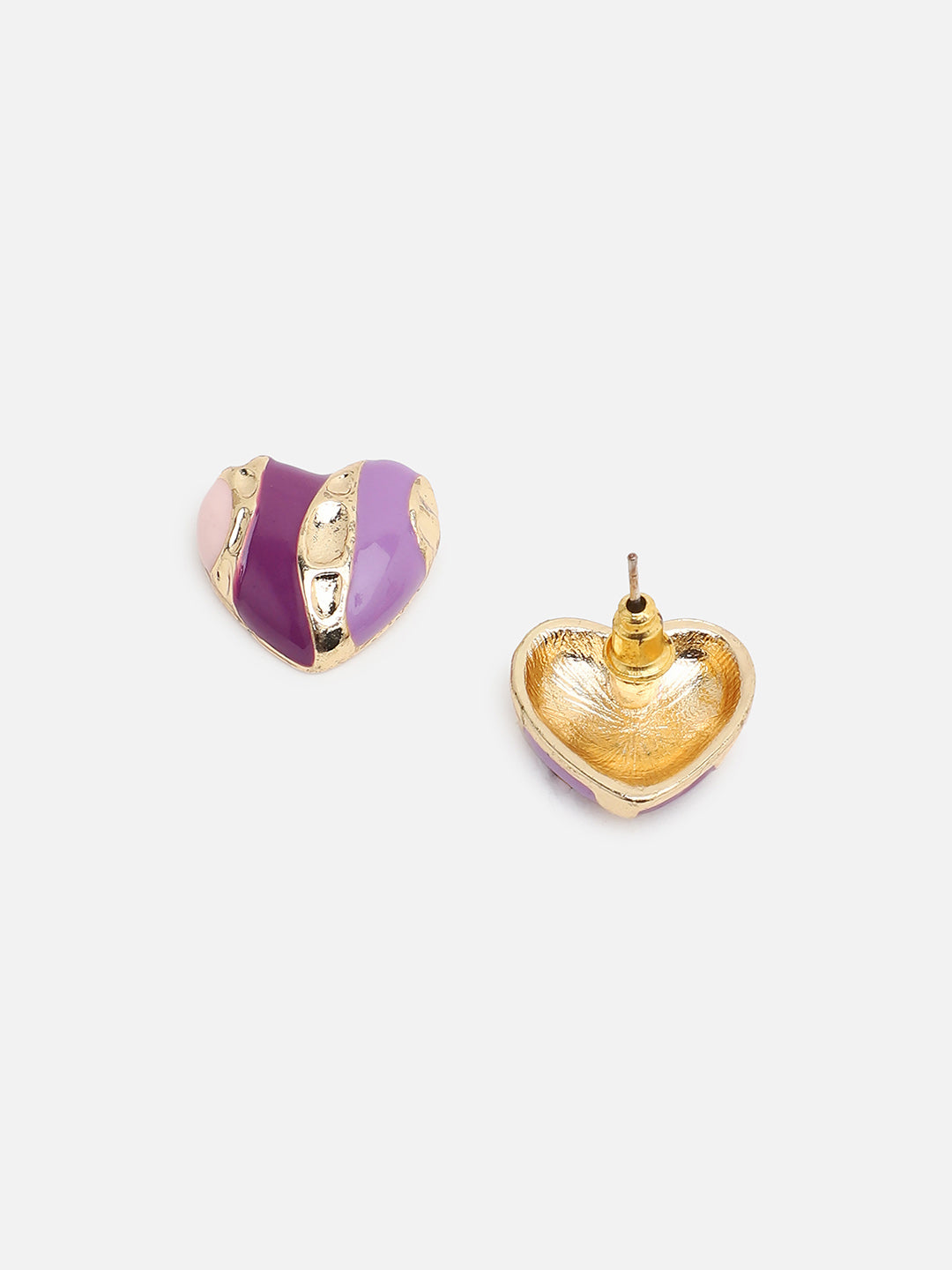Gold Plated Party Designer Stone Stud For Women