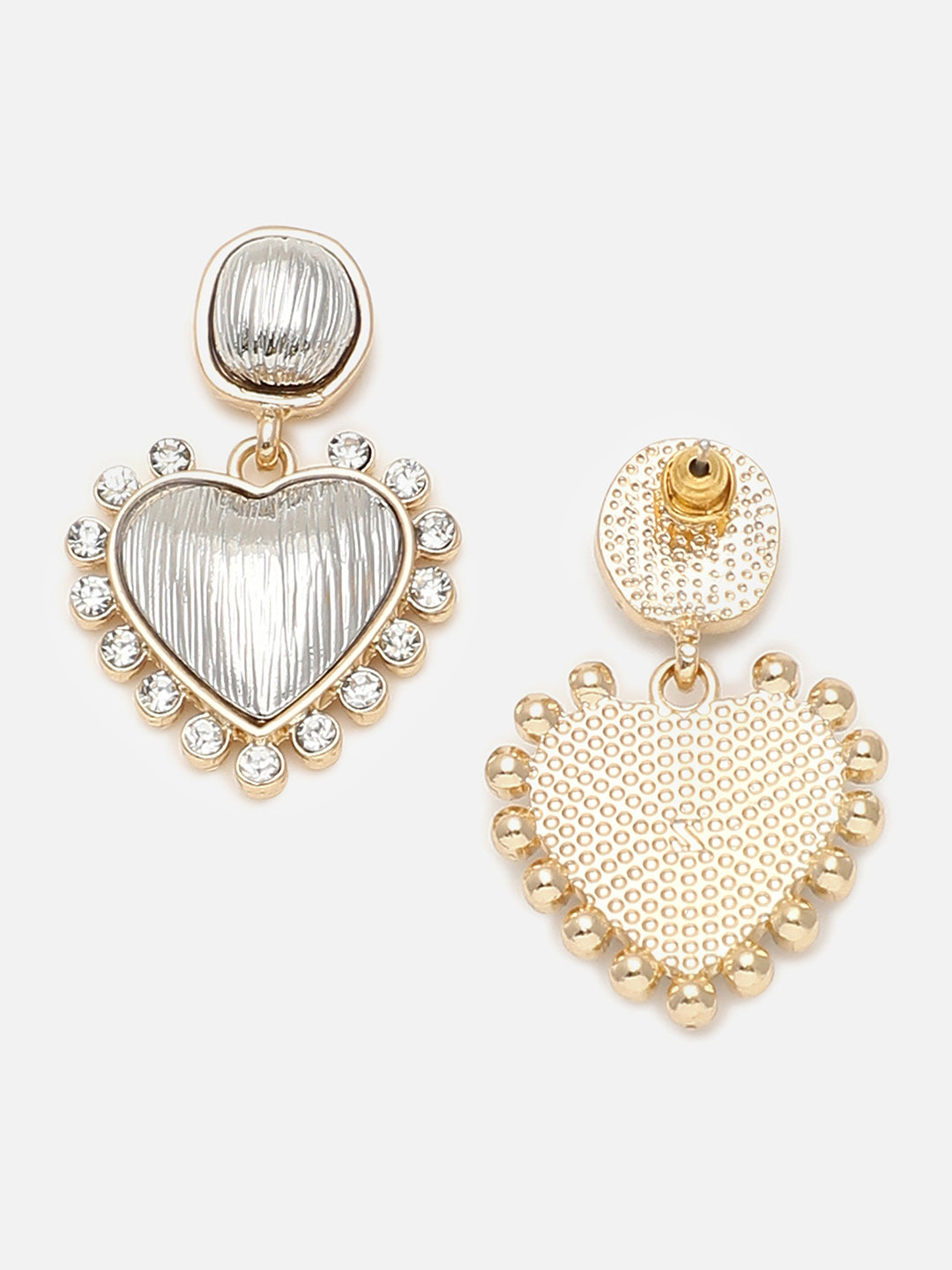 Gold Plated Party Designer Stone Drop Earring For Women