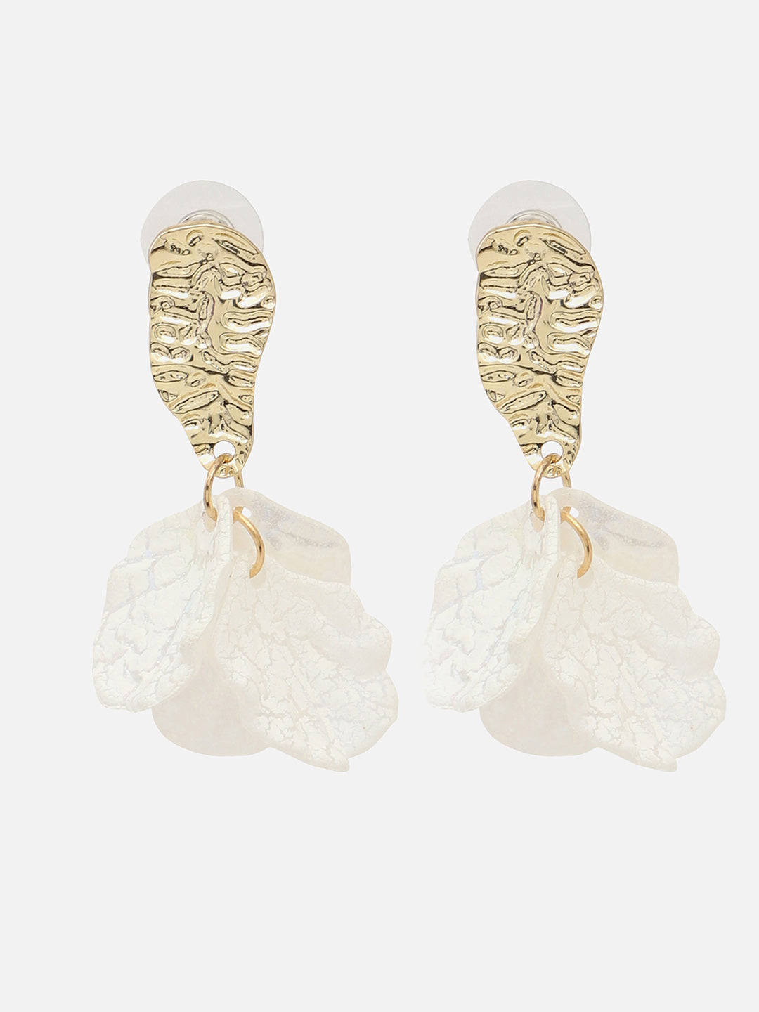 Gold Plated Party Designer Stone Drop Earring For Women