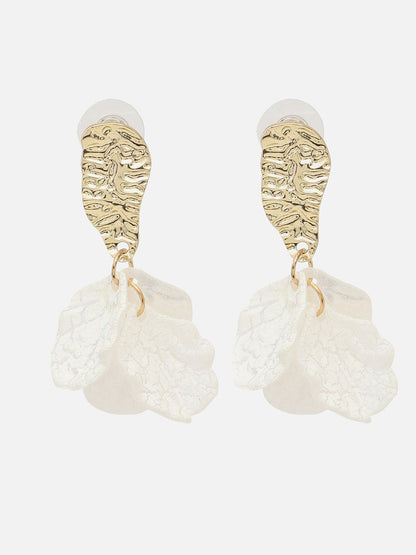 Gold Plated Party Designer Stone Drop Earring For Women
