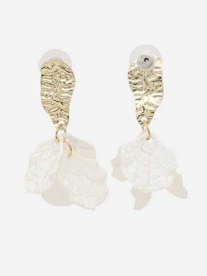 Gold Plated Party Designer Stone Drop Earring For Women