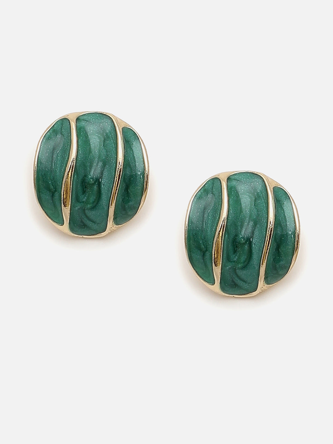 Gold Plated Party Designer Stone Stud For Women