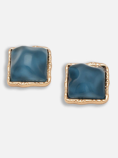 Gold Plated Party Designer Stone Stud For Women