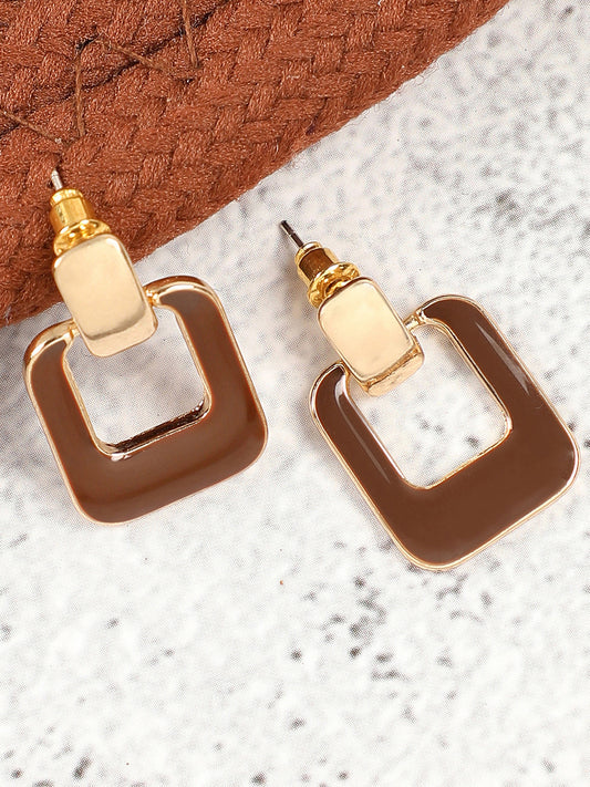 Gold Plated Party Designer Drop Earring For Women