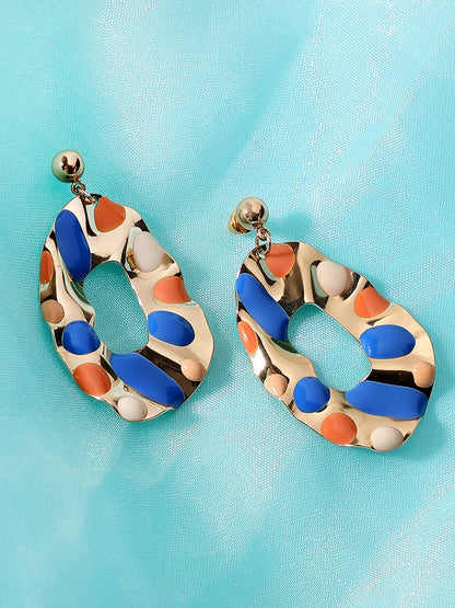 Gold Plated Party Designer Drop Earring For Women