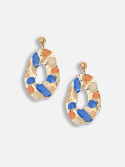 Gold Plated Party Designer Drop Earring For Women