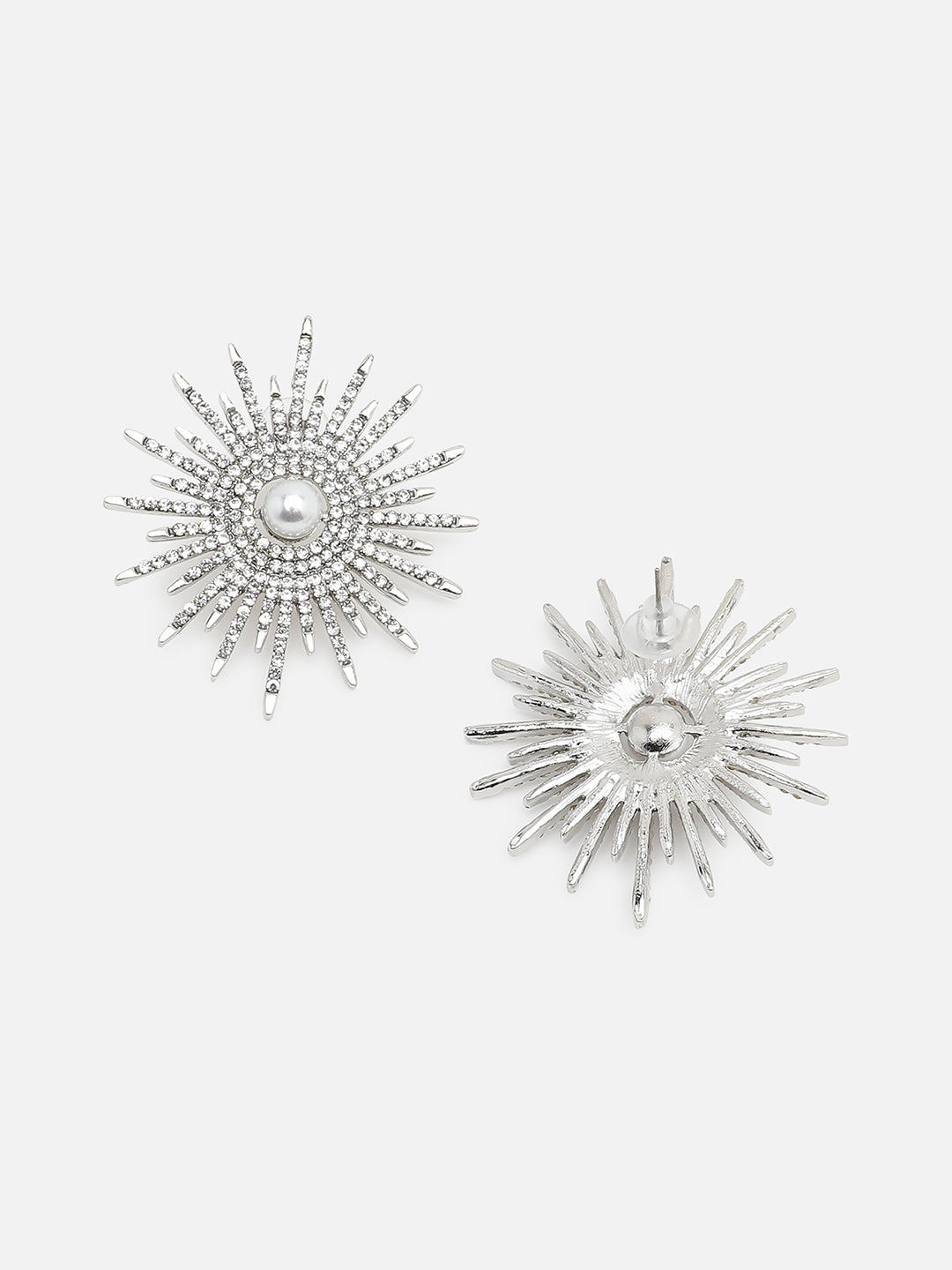 Gold Plated Party Designer Stone Stud For Women