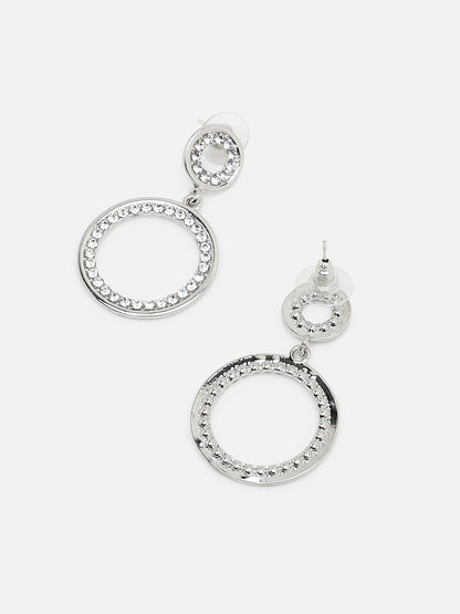 Gold Plated Party Designer Stone Drop Earring For Women