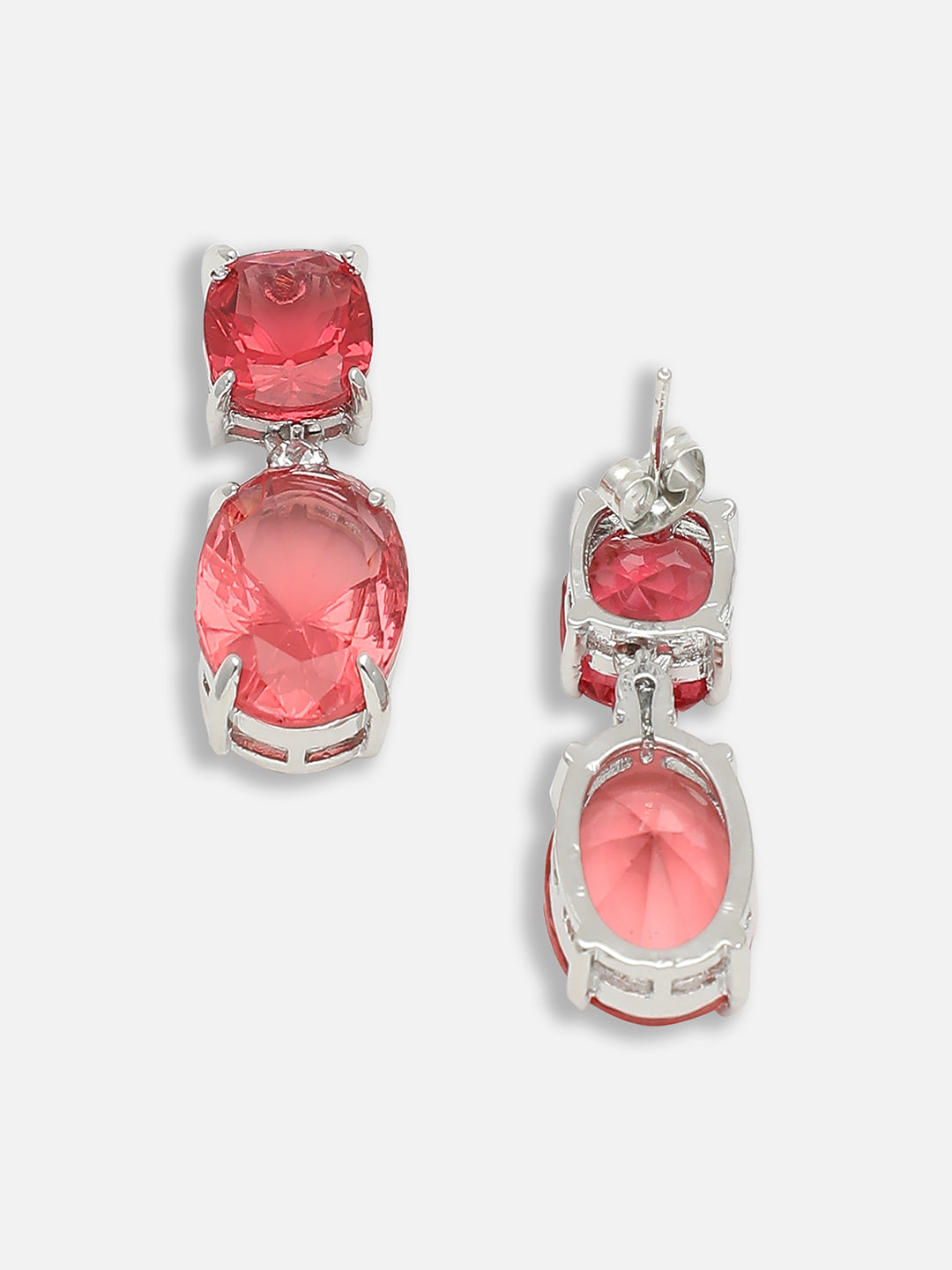 Gold Plated Party Designer Stone Drop Earring For Women