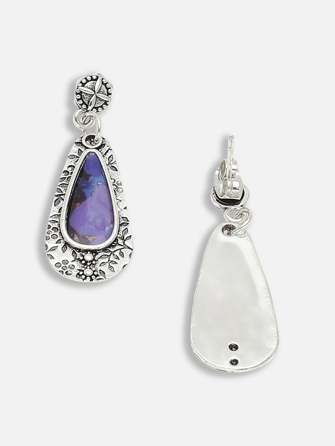 Gold Plated Party Designer Stone Drop Earring For Women