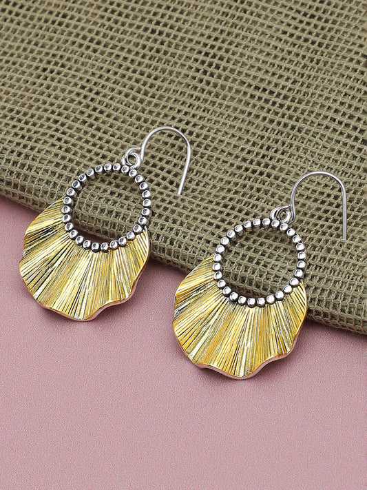 Gold Plated Party Designer Stone Drop Earring For Women