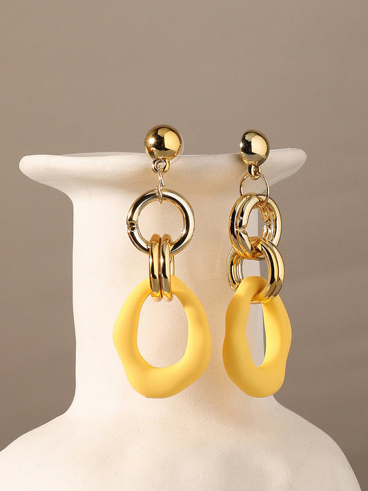 Gold Plated Party Designer Drop Earring For Women