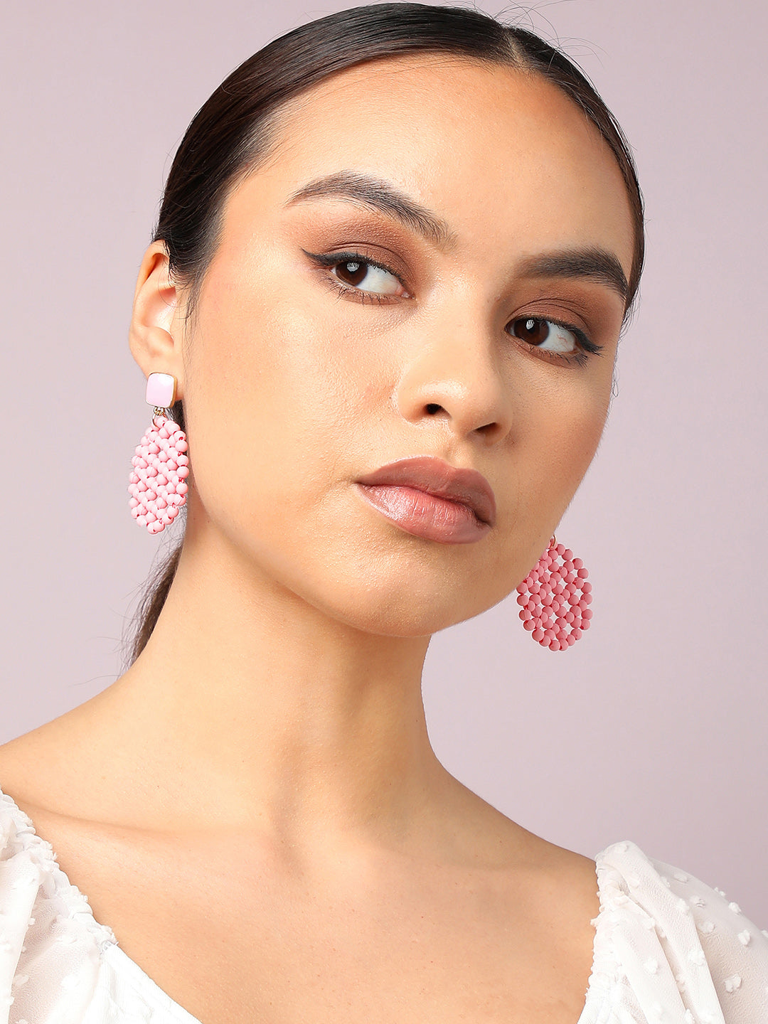 Fuchsia Fiesta Drop Earrings