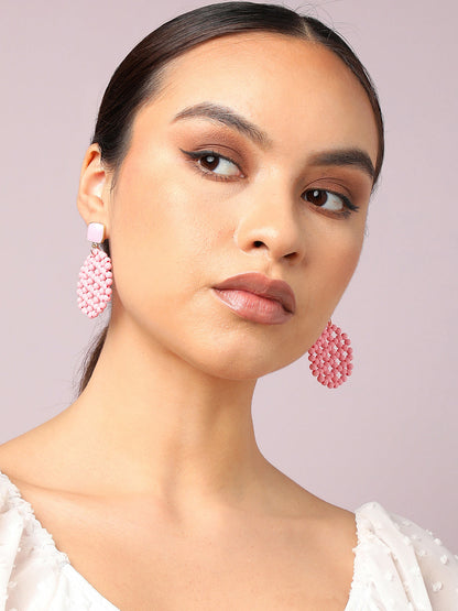 Fuchsia Fiesta Drop Earrings