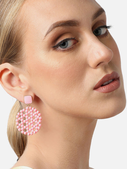 Fuchsia Fiesta Drop Earrings