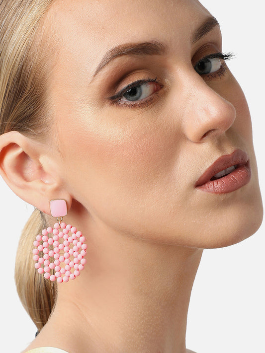 Fuchsia Fiesta Drop Earrings