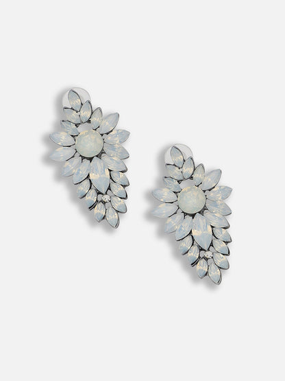 Gold Plated Party Designer Stone Drop Earring For Women