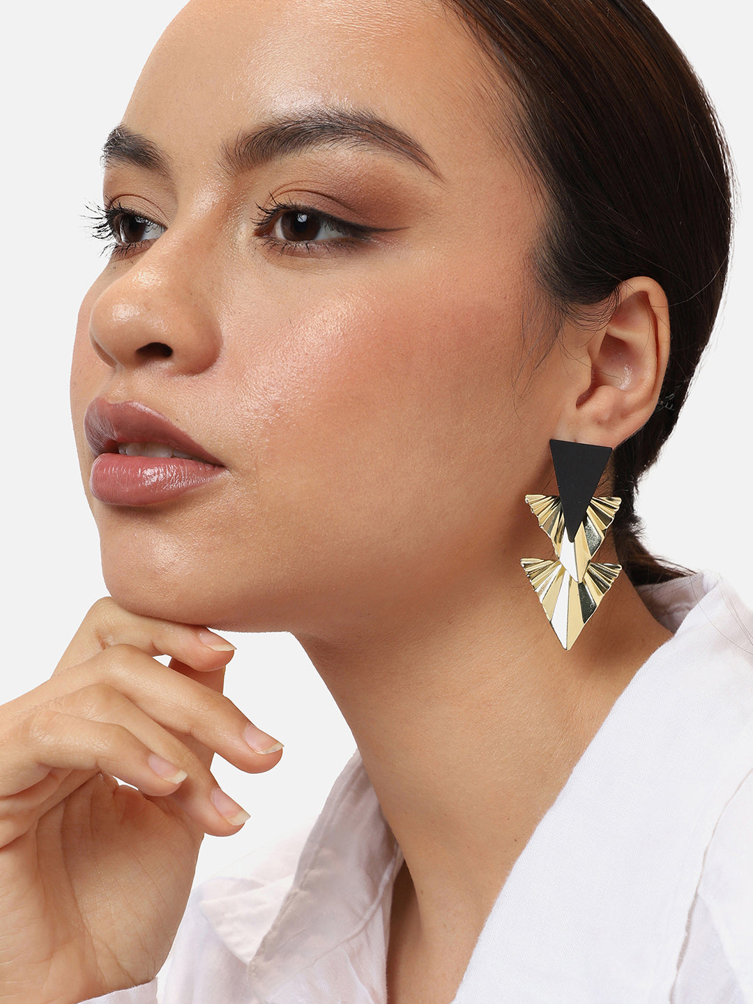 Gold Plated Party Designer Drop Earring For Women