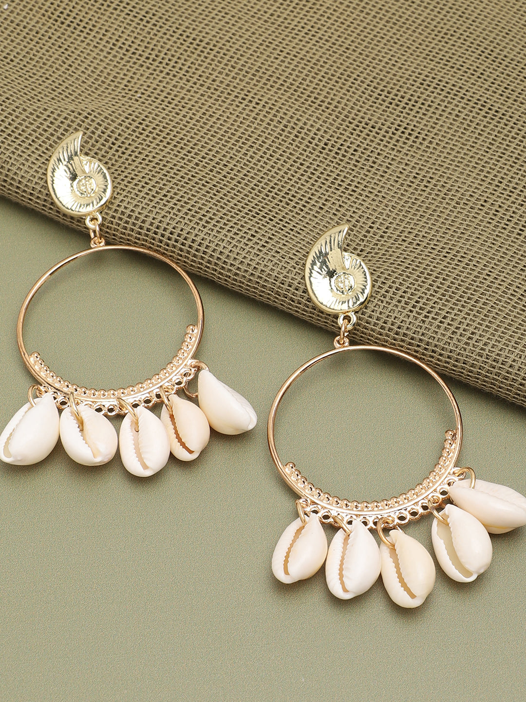 Gold Plated Party Designer Stone Drop Earring For Women