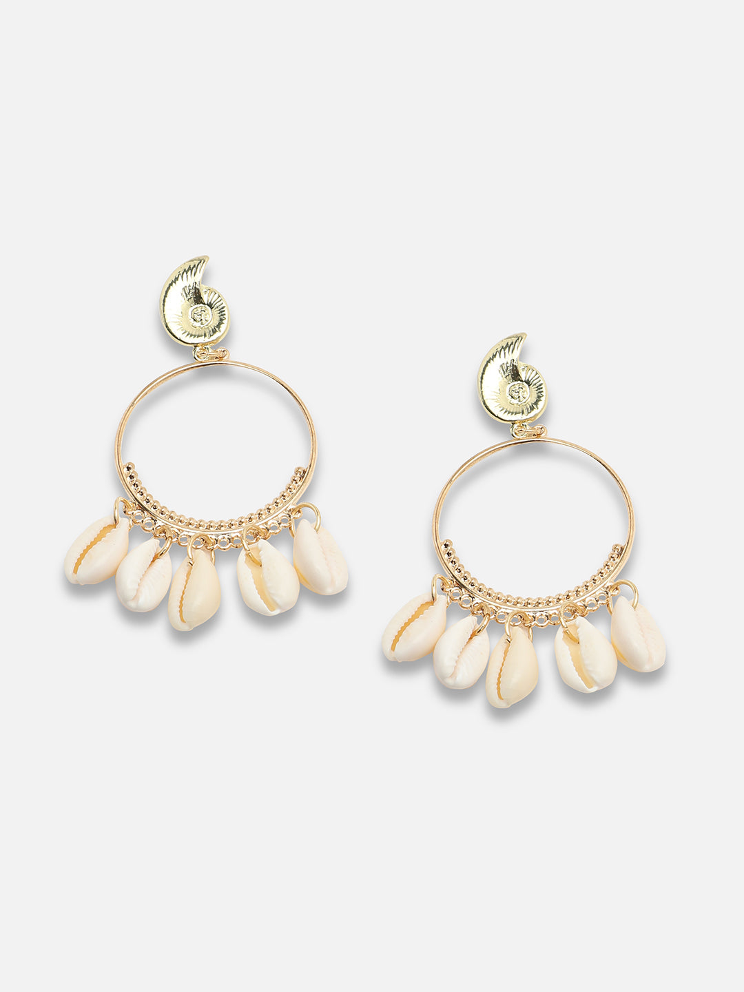 Gold Plated Party Designer Stone Drop Earring For Women