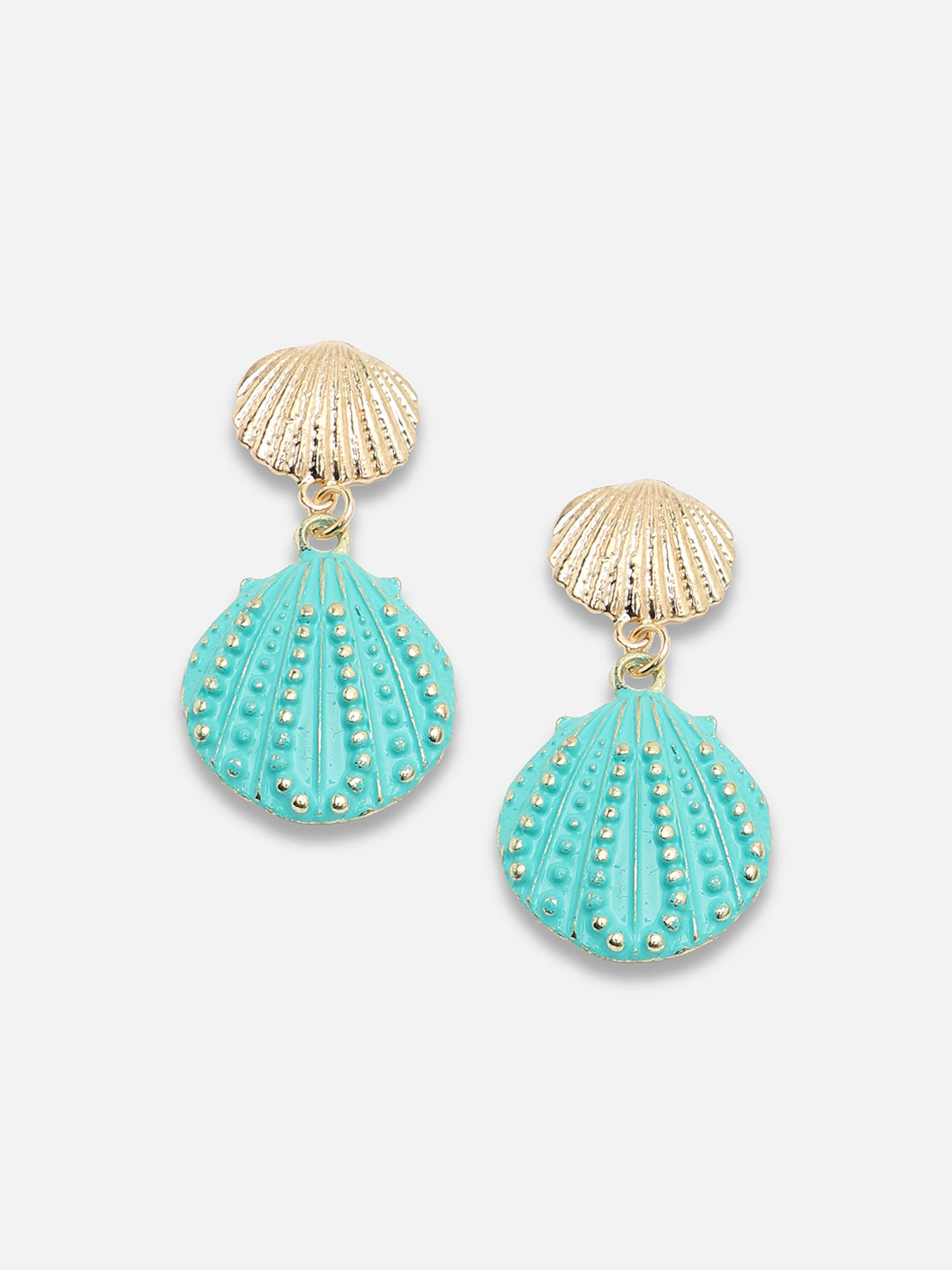 Gold Plated Party Designer Stone Drop Earring For Women