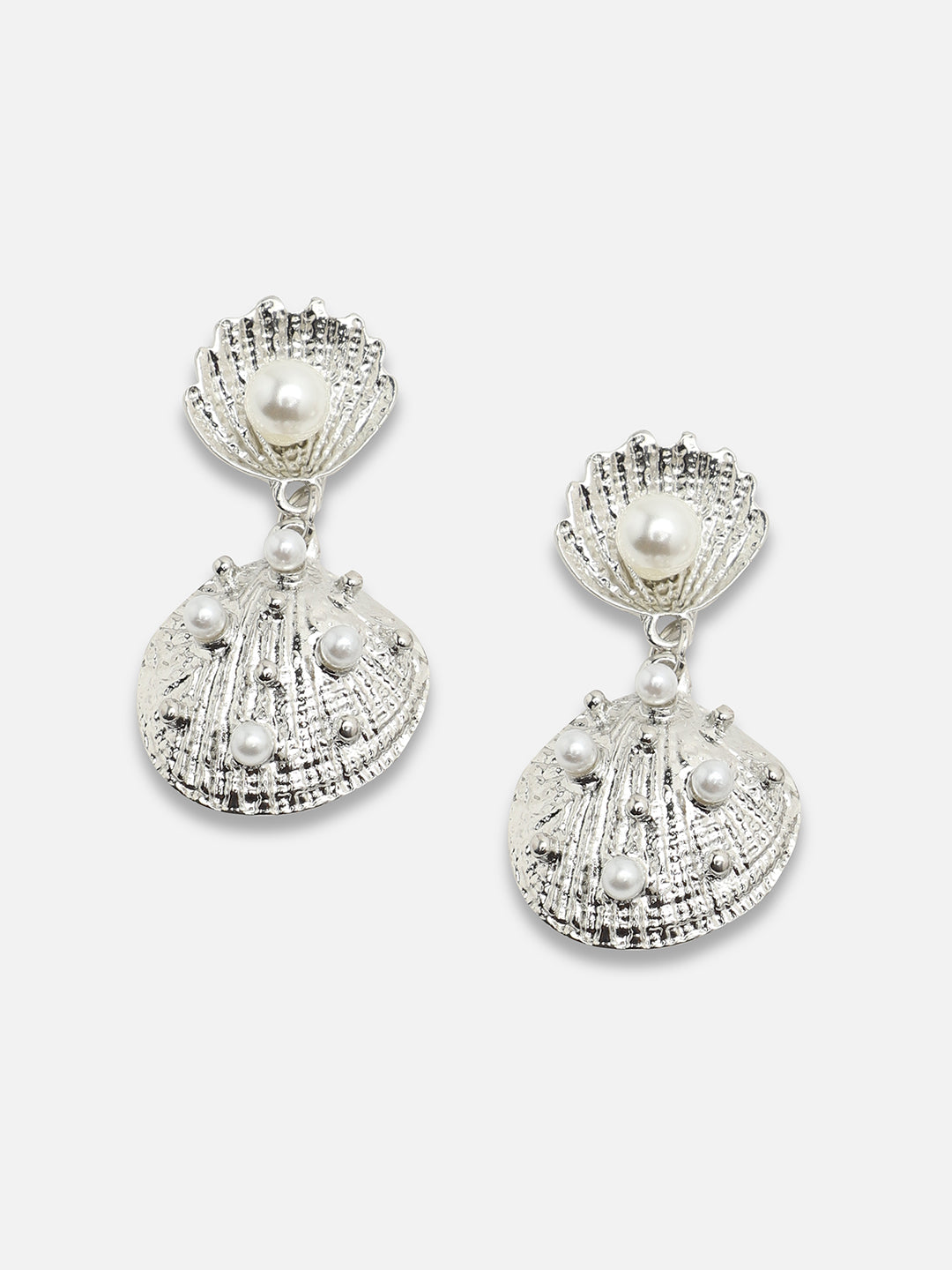 Silver Plated Party Designer Stone Drop Earring For Women