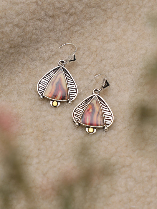 GOLD PLATED PARTY DESIGNER STONE DROP EARRING FOR WOMEN
