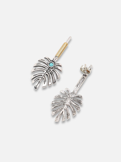 GOLD PLATED PARTY DESIGNER STONE DROP EARRING FOR WOMEN