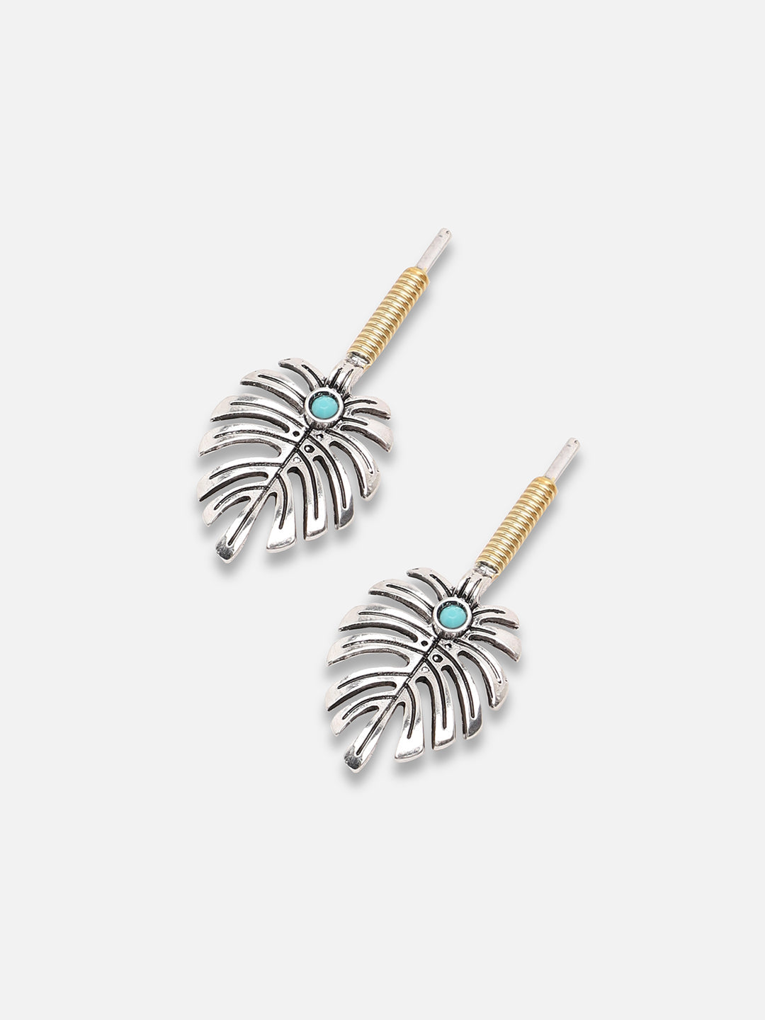 GOLD PLATED PARTY DESIGNER STONE DROP EARRING FOR WOMEN