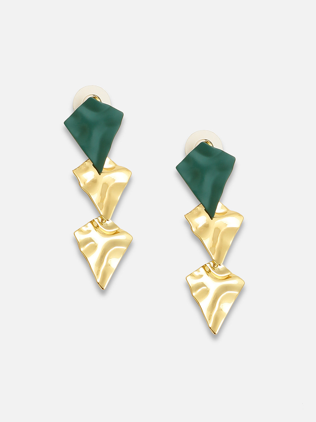 GOLD PLATED PARTY DESIGNER DROP EARRING FOR WOMEN