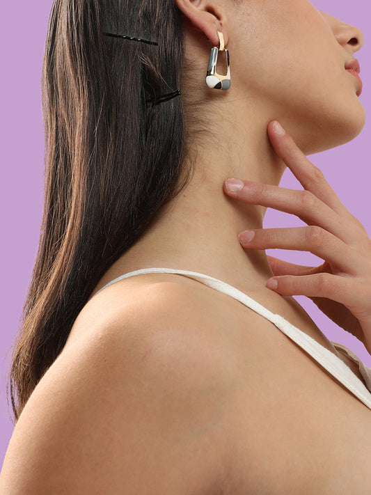 GOLD PLATED PARTY DESIGNER DROP EARRING FOR WOMEN