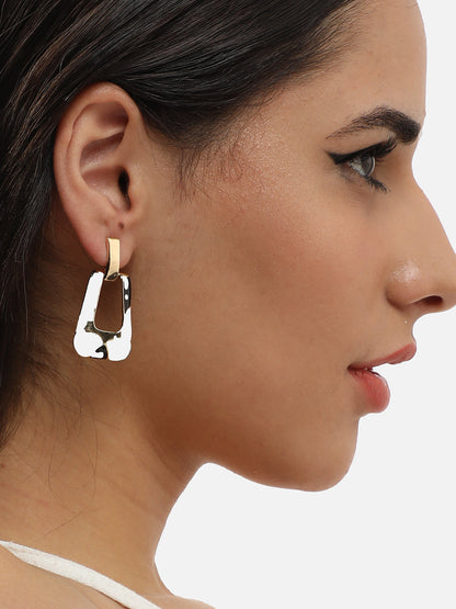 GOLD PLATED PARTY DESIGNER DROP EARRING FOR WOMEN