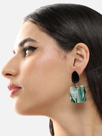 GOLD PLATED PARTY DESIGNER DROP EARRING FOR WOMEN