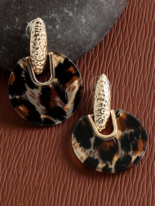 GOLD PLATED PARTY DESIGNER DROP EARRING FOR WOMEN