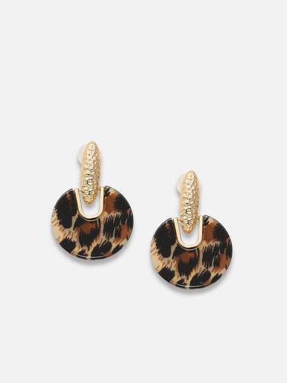 GOLD PLATED PARTY DESIGNER DROP EARRING FOR WOMEN