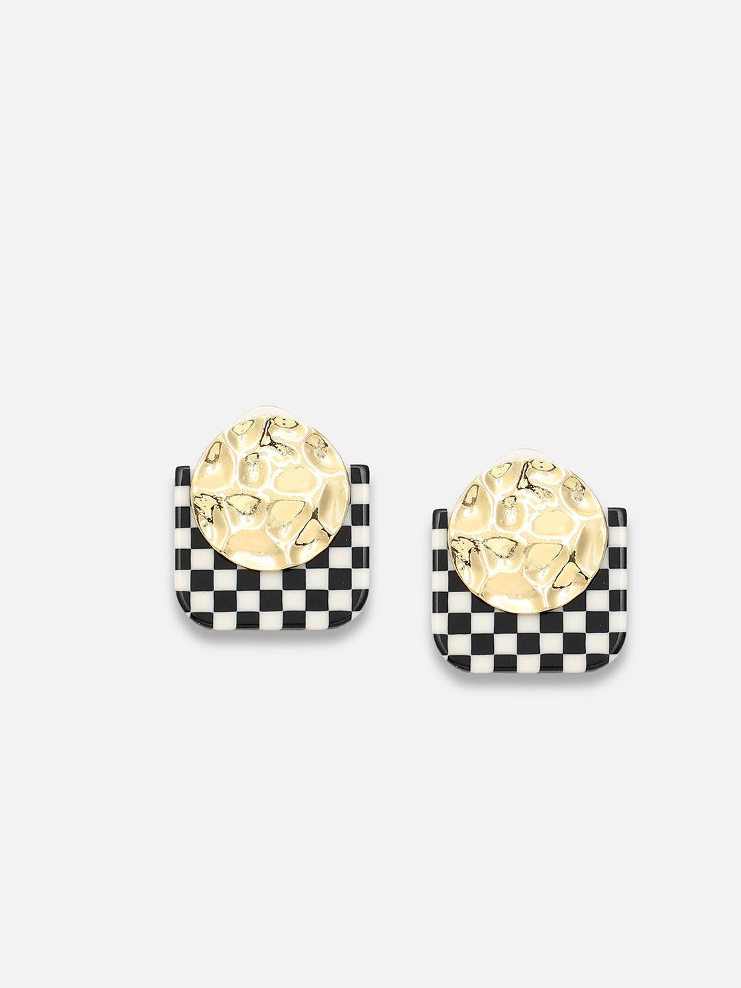 GOLD PLATED PARTY DESIGNER STUD FOR WOMEN