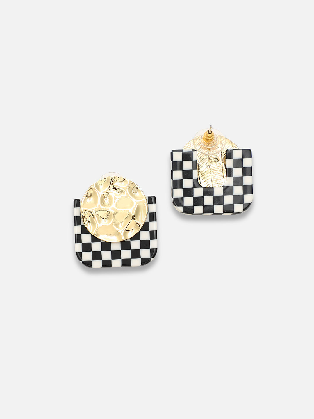 GOLD PLATED PARTY DESIGNER STUD FOR WOMEN
