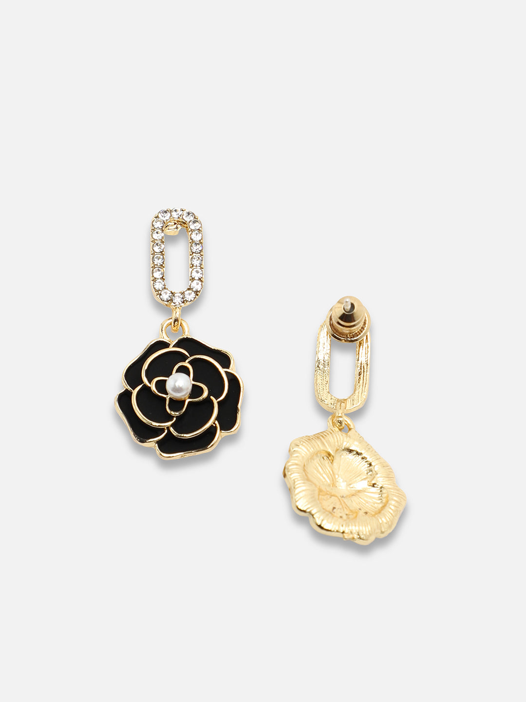 Gold Plated Party Designer Stone Drop Earring For Women