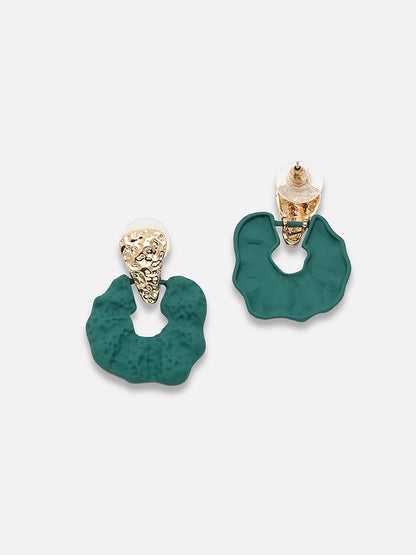 GOLD PLATED PARTY DESIGNER DROP EARRING FOR WOMEN