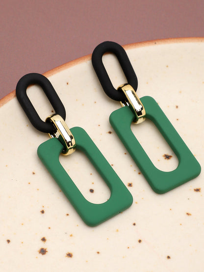 GOLD PLATED PARTY DESIGNER DROP EARRING FOR WOMEN