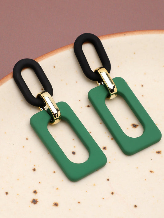 GOLD PLATED PARTY DESIGNER DROP EARRING FOR WOMEN