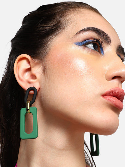 GOLD PLATED PARTY DESIGNER DROP EARRING FOR WOMEN