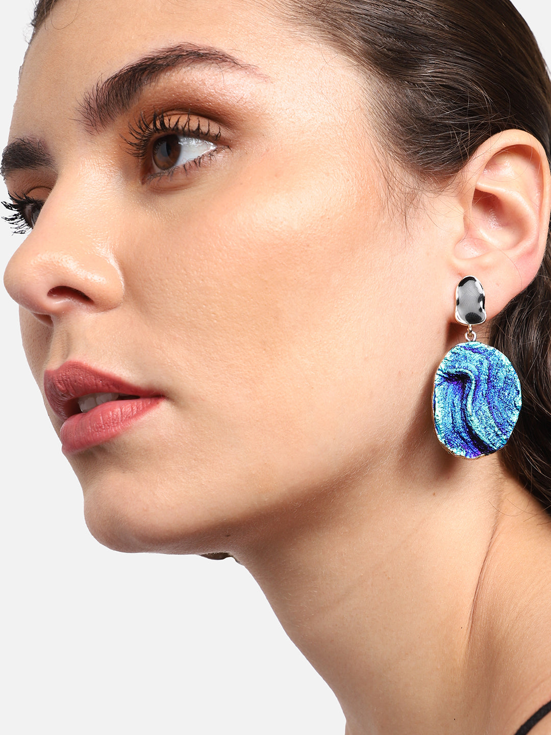 GOLD PLATED PARTY DESIGNER DROP EARRING FOR WOMEN